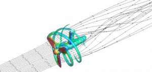 3d flow through a turbine