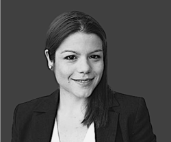 Profile picture in black and white of Konstantina Vogiatzaki
